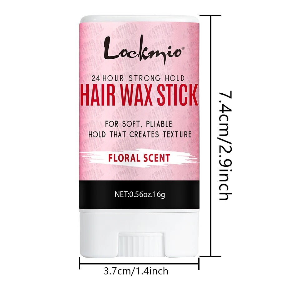 Professional Styling Wax Kit for Women, Anti-frizz Pomade, Smoothing, Broken Back Hair Mud, Messy Hairs Control Wax Rod