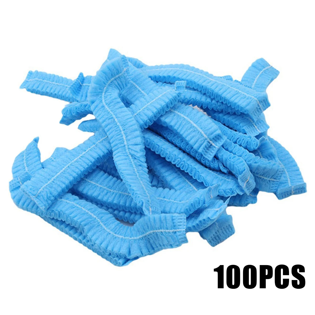 50/100PCS Disposable Hair Head Caps Non Woven Dustproof Cap Eyelash Extension Makeup Tool Breathable Shower Bathing Hats