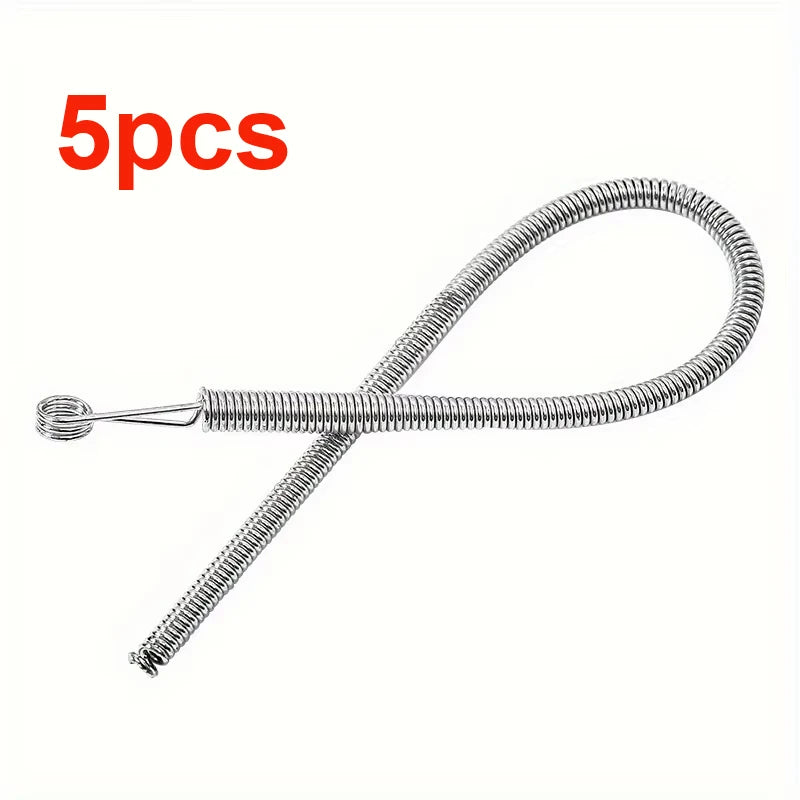 Bendable Spring Drawstring Threader Clip Pants Hoodies Elastic Band Lace Cord Flexible Drawstring Thread DIY