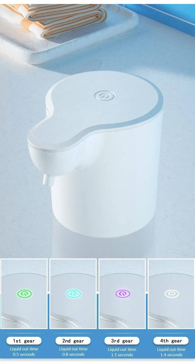 Automatic Sensor Foam Dispenser Touchless Type-C Charging Capacity Smart Liquid Soap Dispenser Infrared Sensor Soap Dispenser