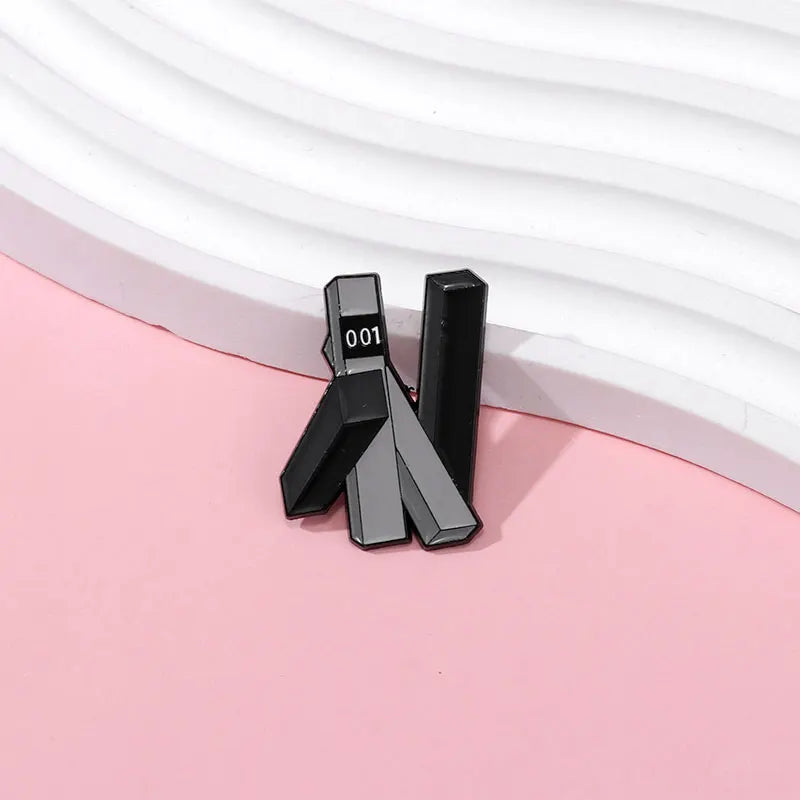 Interstellar Travel Tars Enamel Pins Novelty 001 Robot Design Brooches Bag Backpack Clothes Badge