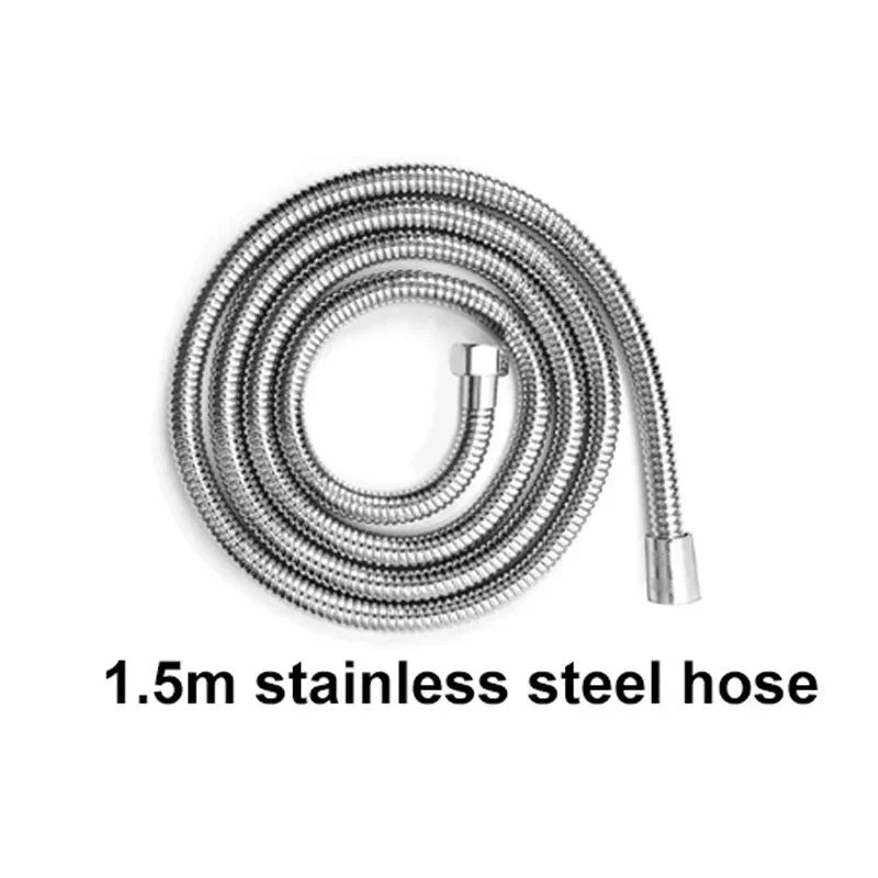 5 Spray ABS Portable Shower Head High Pressure Large Flow Spa Filtered Shower Heads with Stop Button Universal Bathroom Nozzle