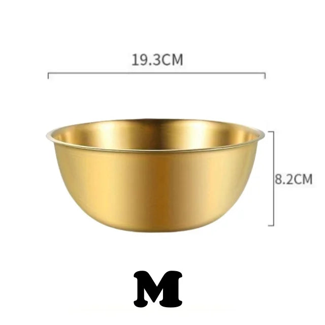 1-3 Stainless Steel Bowl Set with Scale for Cooking Baking Food Storage Large Capacity Mixing Bowls for Home Kitchen Essentials