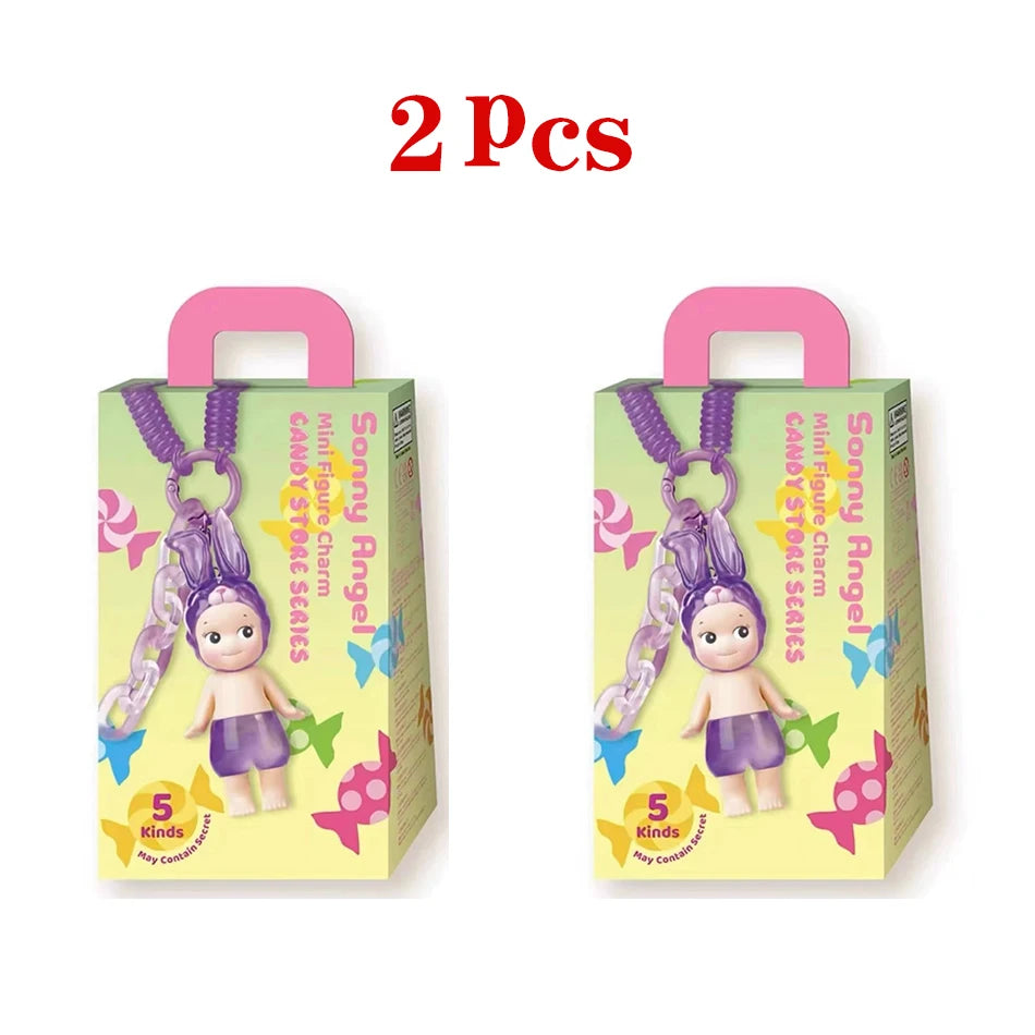 Candy House Angel Keychain Blind Box Doll Bag Pendant Handmade Creative Cartoon Toy Birthday Valentine'S Day Gift Mystery Boxes