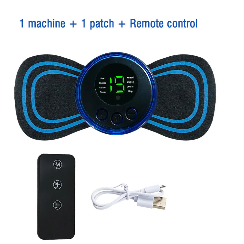 Multi functional intelligent mini massage stick portable neck massager shoulder and neck massage stick USB charging model