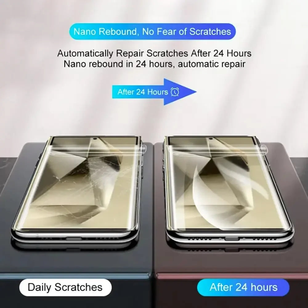 4pcs Hydrogel Film For Samsung Galaxy S25 S24 S23 S22 S21 S20 Ultra Plus Screen Protector For Samsung S24 S23 S20 S21 FE Ultra