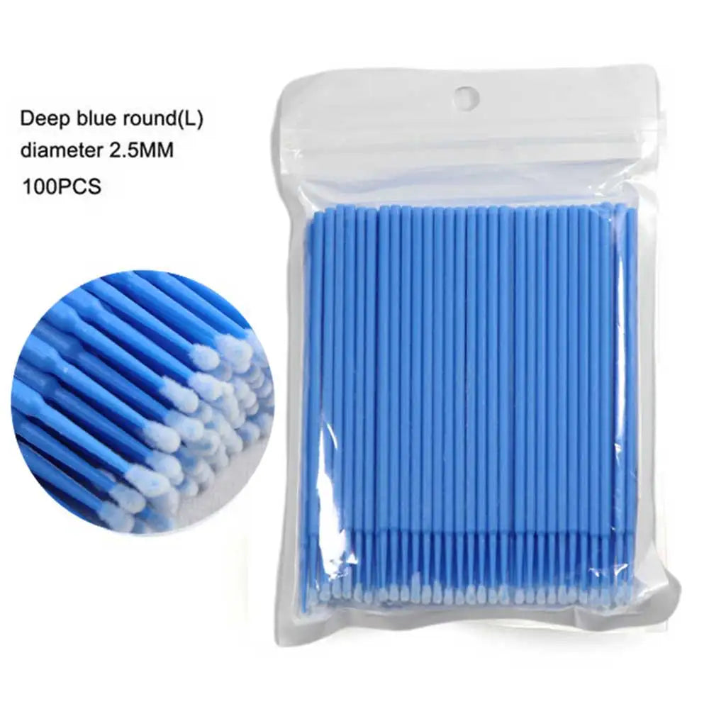Disposable MicroBrush Eyelashes Extension Individual Lash Removing Swab Micro Brush For Eyelash Extension Tools