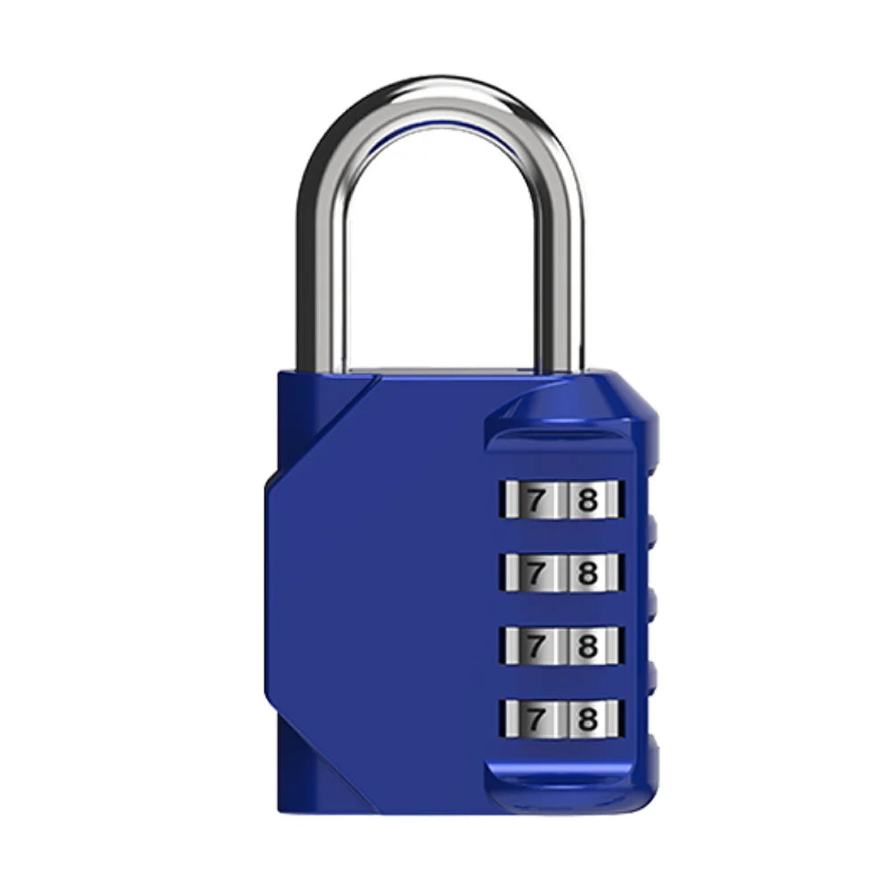 Travel Padlock Anti-theft Backpack Small Padlock Resettable 3/4 Digit Combination Suitcase Password Code Lock Luggage Padlock