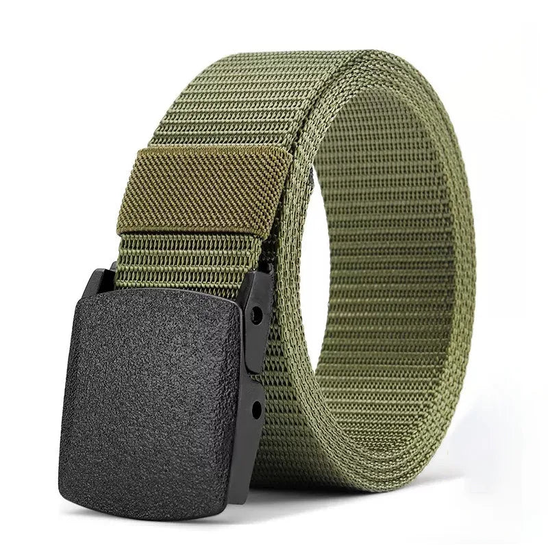 Men's Belt Outdoor Casual Canvas Belt Metal Free Training Nylon Tactical Belt With Pants Jeans Belt Sports Belts For Men Women