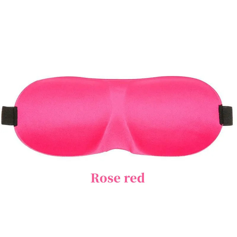 3D Sleeping Eye Mask Travel Rest Aid Eye Cover Patch Paded Soft Sleeping Mask Blindfold Eye Relax Massager