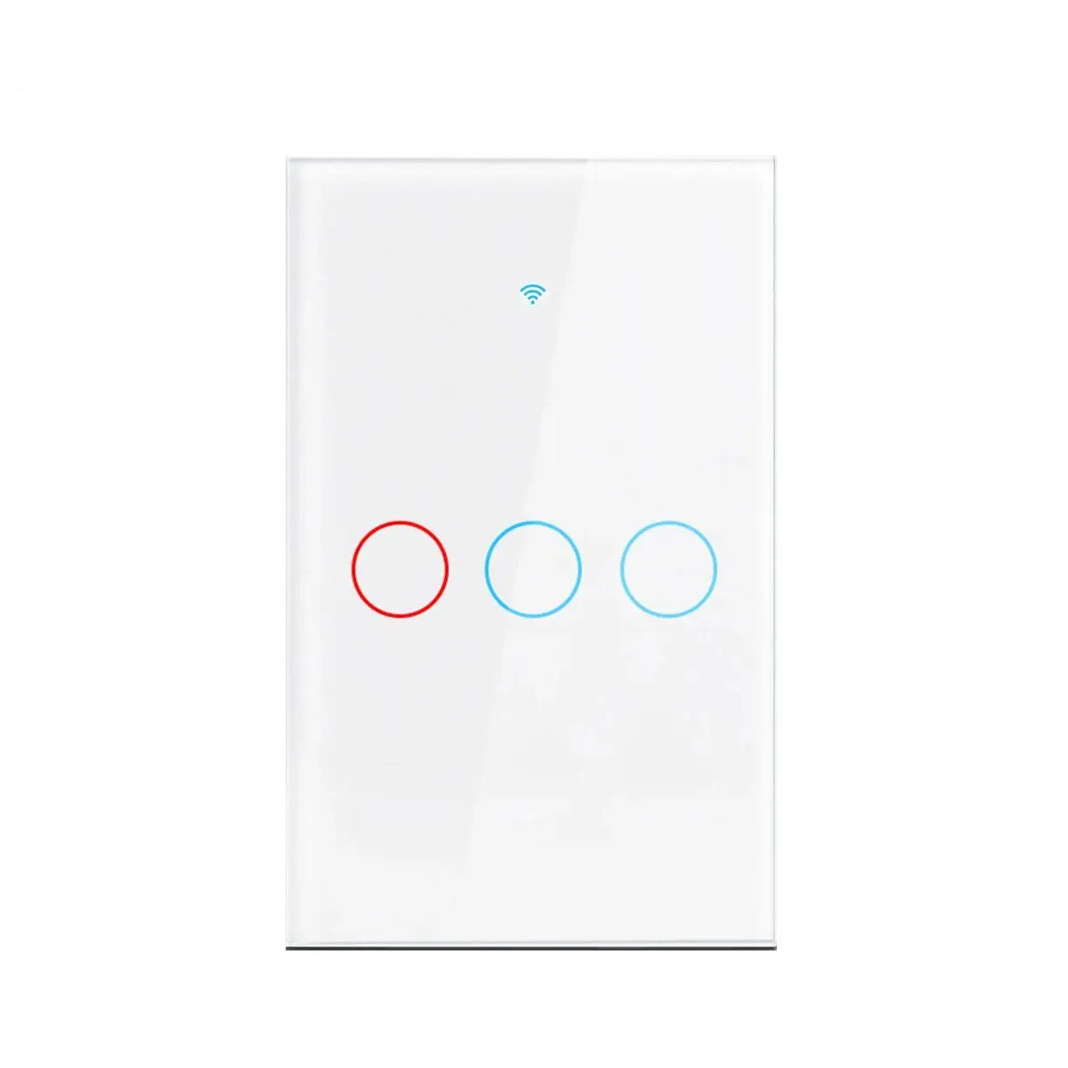 Tuya Smart Switches US No Neutral Wire Required 1/2/3 Gang Light WiFi Touch Switch Work with Alexa Google Home
