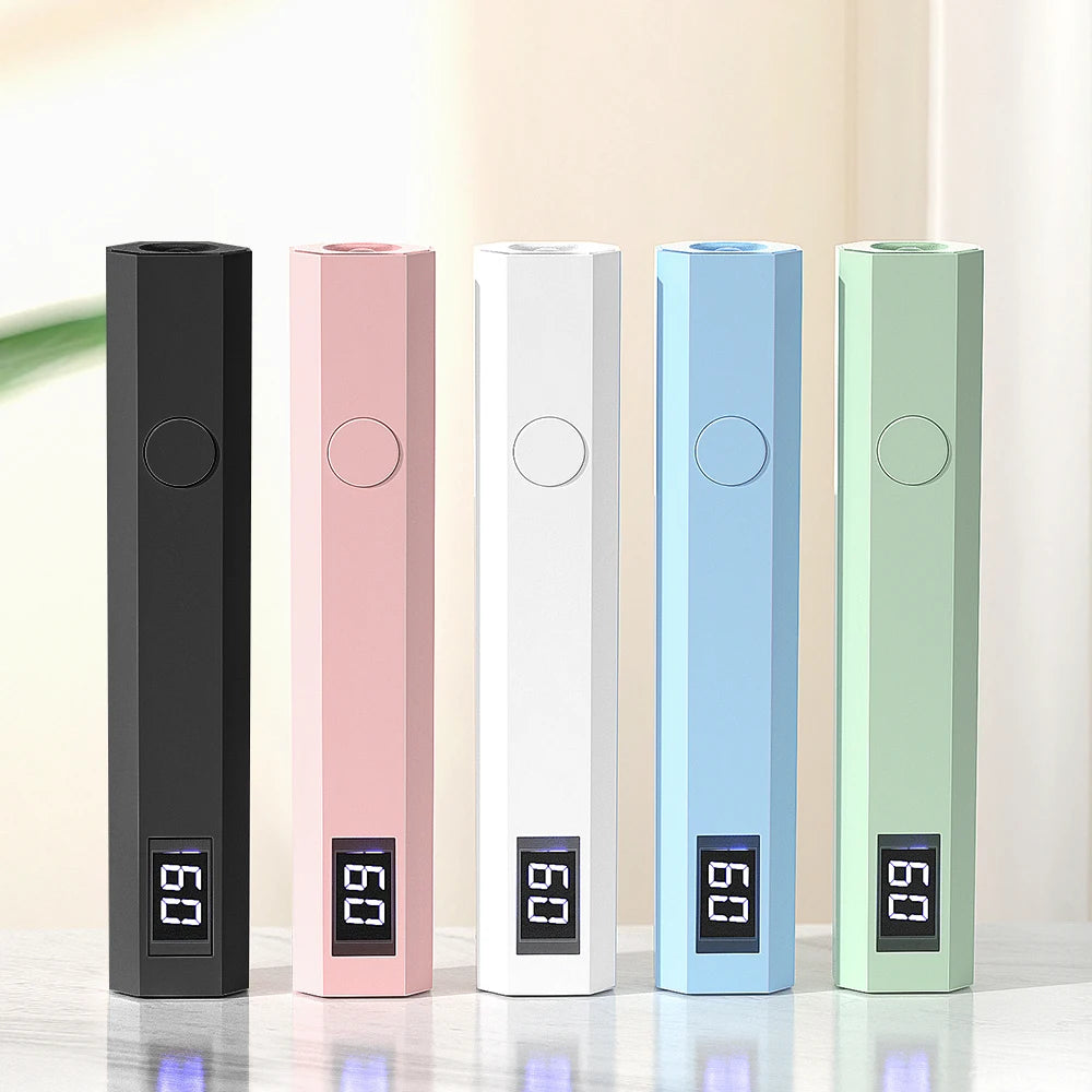 YIKOOLIN Convenient Handheld Nail Dryer Lamp UV/LED Nail Curing All Gel Polish Nail Art Tool Rechargeabl Nail Lamp