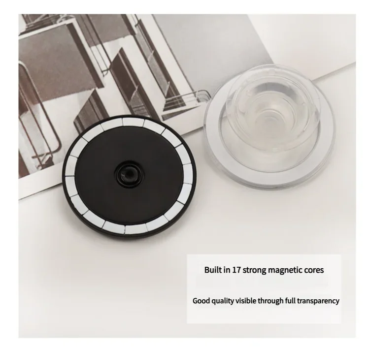Magnetic Safe Ring Finger Expanding Stand Folding Mobile Phone Grip Holder Socket Pocket Support for iPhone Mac Samsung Xiaomi