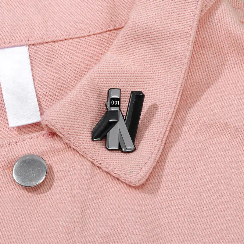 Interstellar Travel Tars Enamel Pins Novelty 001 Robot Design Brooches Bag Backpack Clothes Badge