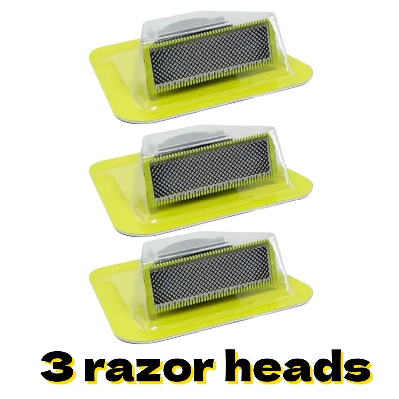 Men-Specific New Model Small T-Blade Razor Heads – Stainless Steel, Easy to Replace