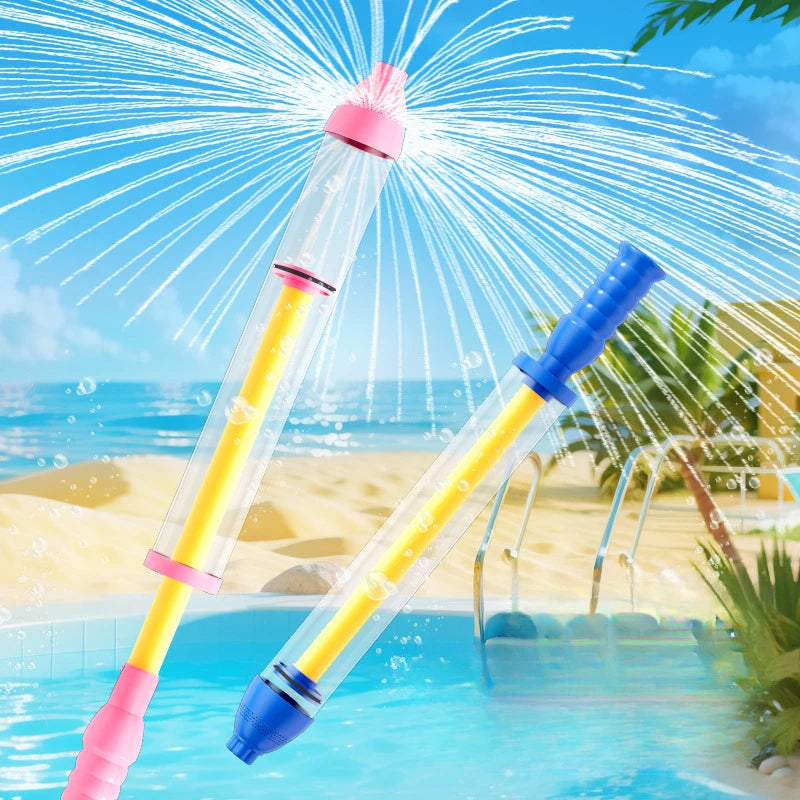Fireworks Water Gun Toy Children's Scattering Water Cannon Water Fight Spray Water Drifting Pull-out Surprise Props