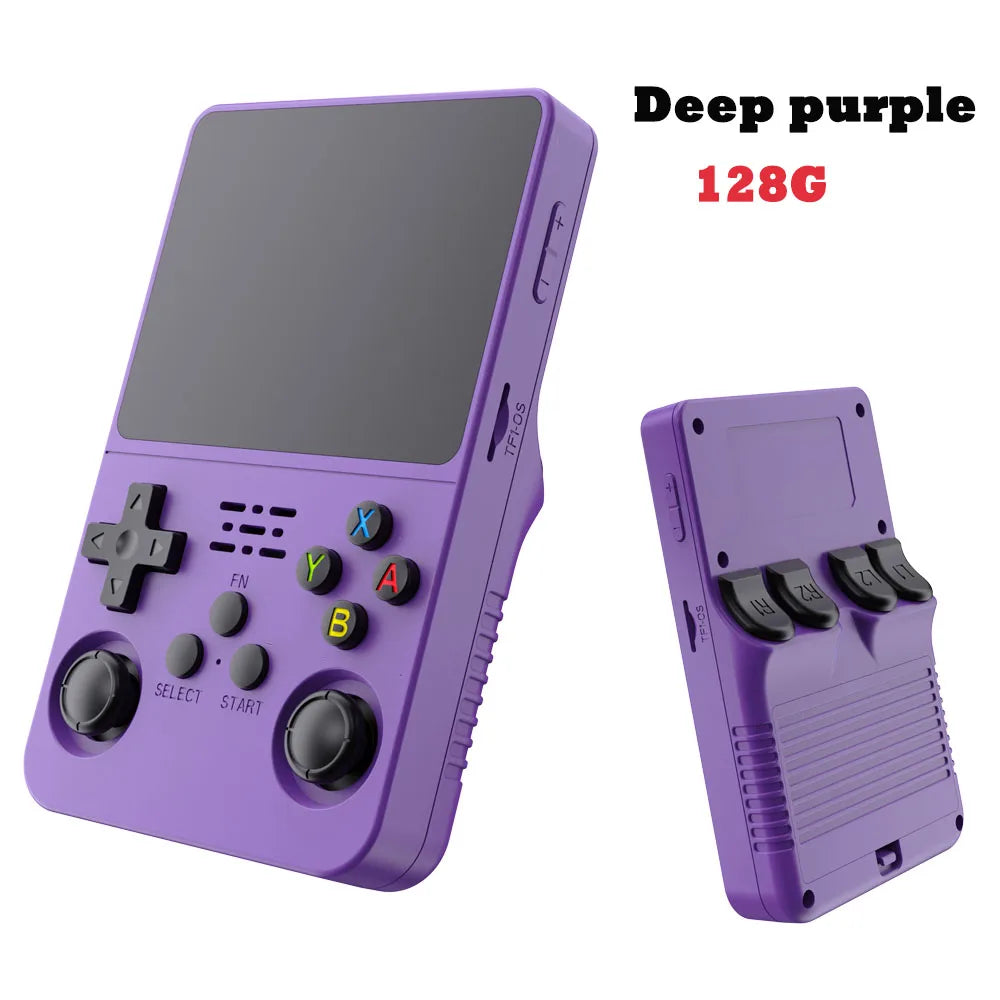 Open Source R36S Retro Handheld Video Game Console Linux System 3.5 Inch IPS Screen Portable Pocket Video Player 64GB 128G Games