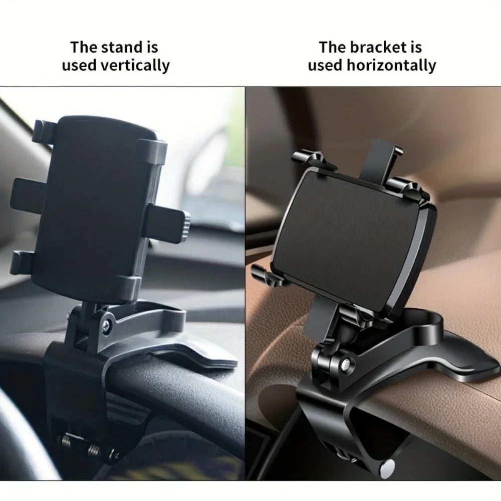 Universal Car Phone Holder For iPhone Samsung Xiaomi Stand Dashboard Car Clip Mount GPS Bracket Car Mobile Phone Support in Car