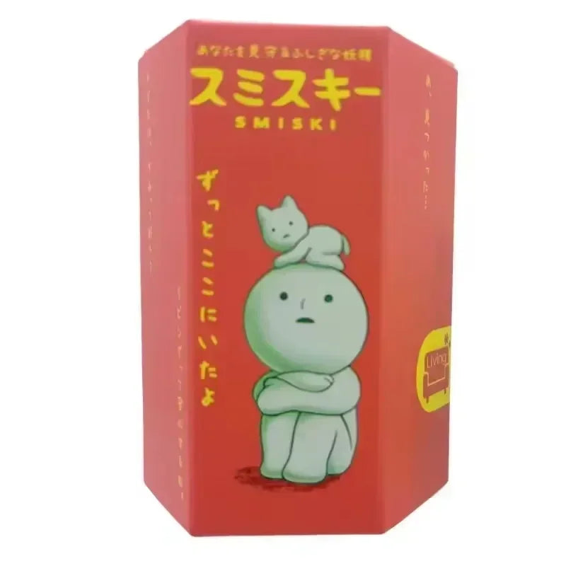 New Hot Sonny Angel Smiski Work Serie Mystery Cute Noctilucent Green Doll Action Figures Cartoon Desktop Blind Box Xmas Gift Toy