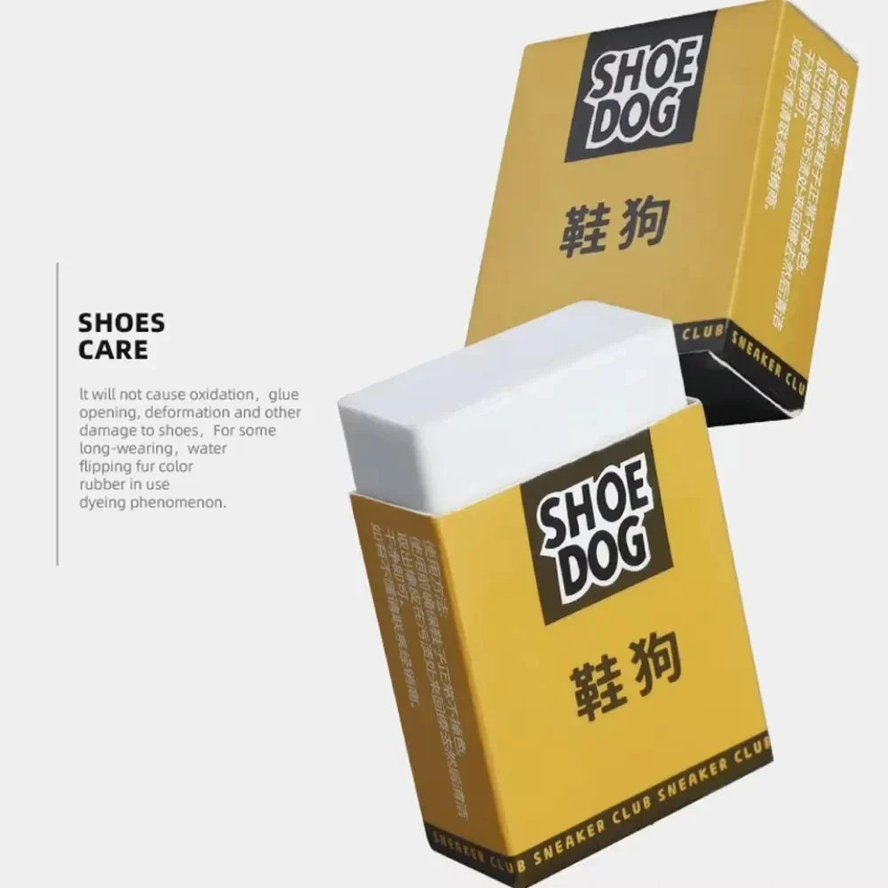 Portable Shoe Eraser - Waterproof Cleaning for Suede Leather, Sneakers & White Shoes, Decontamination Sneaker Cleaner