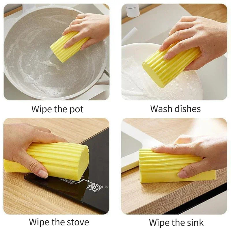 Reusable Dishwashing Magic Cleaning Sponge Car PVA Dust Cleaning Sponge Multifunction Strong Absorbent Reusable Household