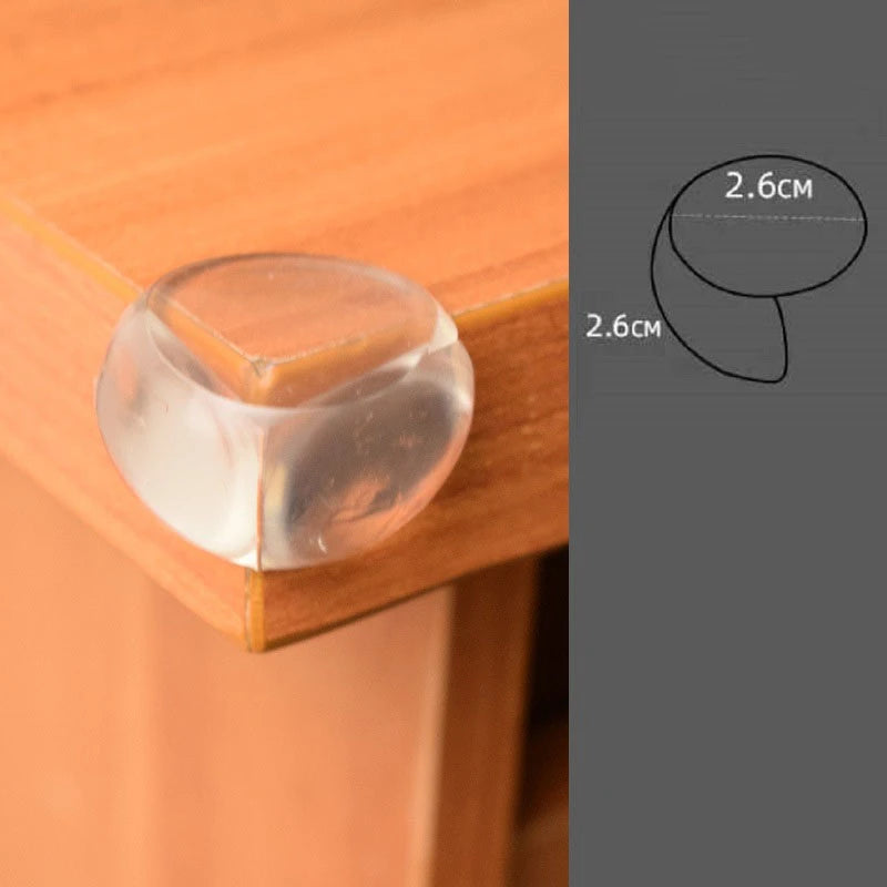 Child Baby Safety Silicone Protector Table Soft Transparent Children Anti Collision Table Corner Edge Protection Cover