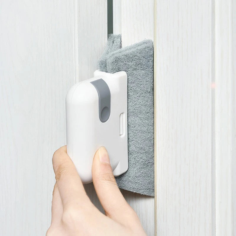 2-in-1 detachable window slot cleaning brush door and window groove glass window slot dead angle brush window sill seam