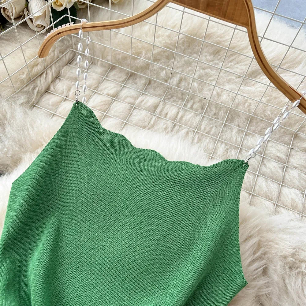 Sexy Knitted Dress Women Strap Bodycon  Elastic Solid French 2026 Elegant Slim Mini Short Dress Outfits