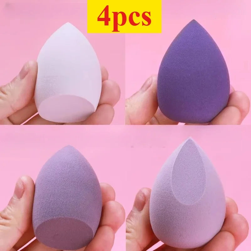 4/7/18piece makeup sponge set suitable for liquid BB cream powder application makeup egg dry wet dual-use powder puff girl