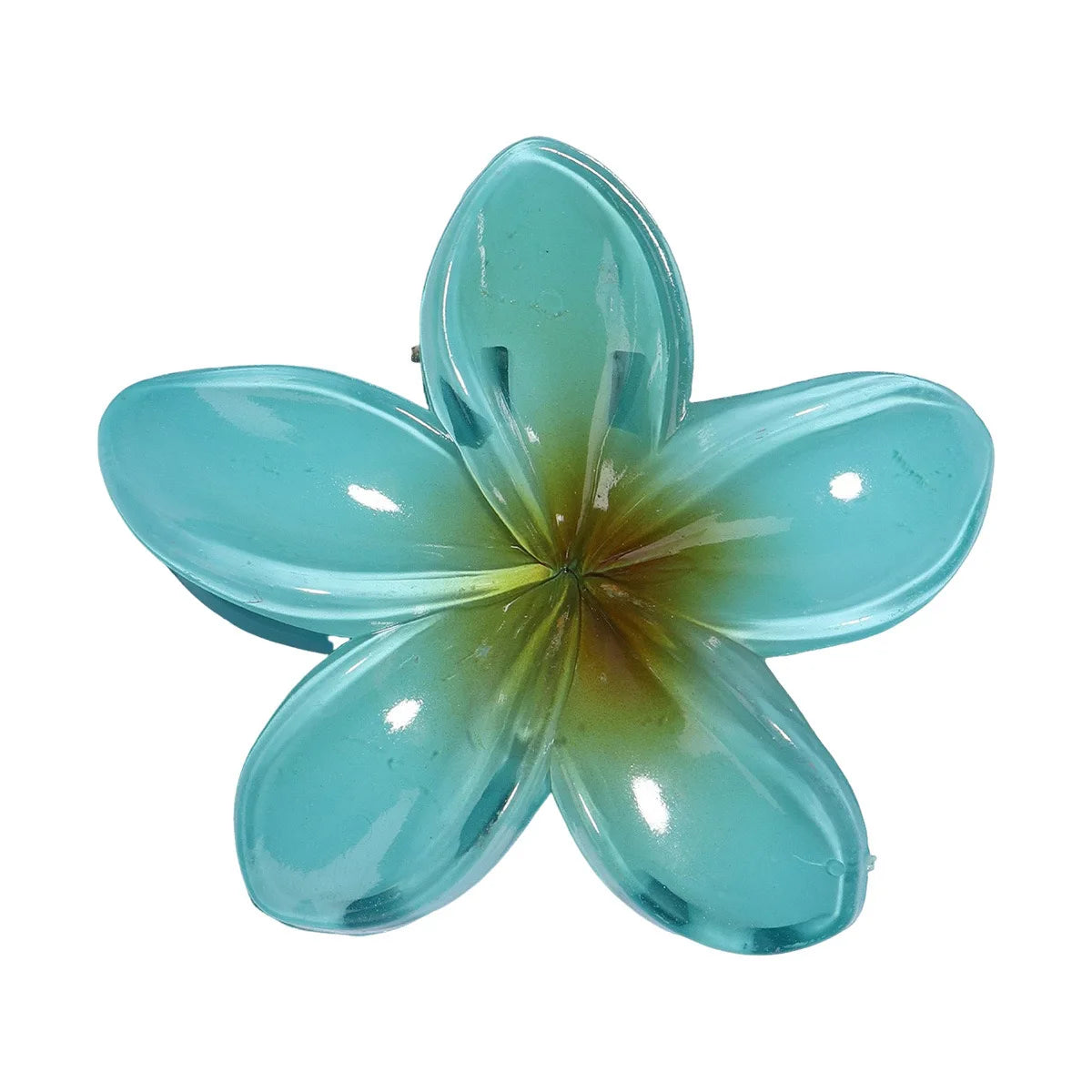 8cm Boho Gradient Large Flower Acrylic Hair Clip for Women Sweet Hair Claws Crab Clamp Barrettes Hawaiian Headwear Accessories