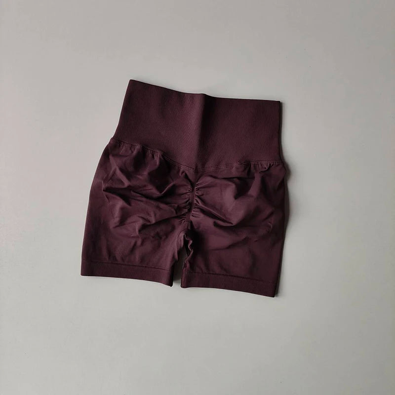 Women's sports shorts, Peach Hip Lifting , High Waist and Waist Tightening for Slimming, Running Training