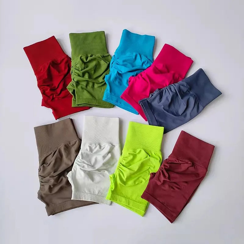 Women's sports shorts, Peach Hip Lifting , High Waist and Waist Tightening for Slimming, Running Training