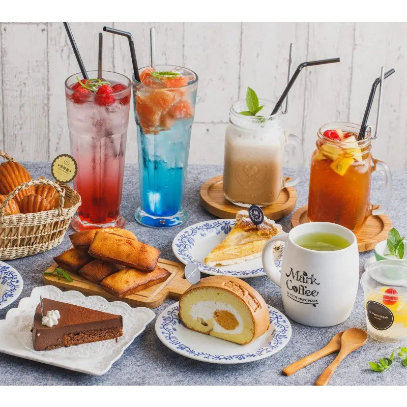 100-1000Pcs Drinking Straws Colorful & Black rietjes Flexible Wedding Party Supplies Drinking Straws Kitchen Wholesale