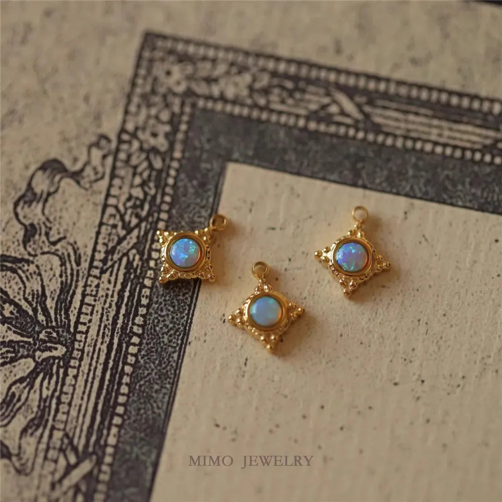 19 Different Styles Titanium Steel Plated 18k Gold DIY Jewelry Bracelet Handmade Sweater Chain Charm Pendant Accessories