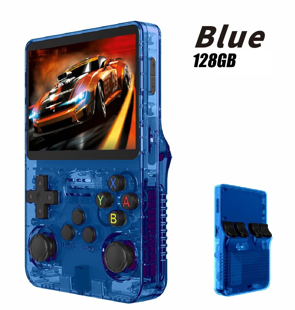 Open Source R36S Retro Handheld Video Game Console Linux System 3.5 Inch IPS Screen Portable Pocket Video Player 64GB 128G Games