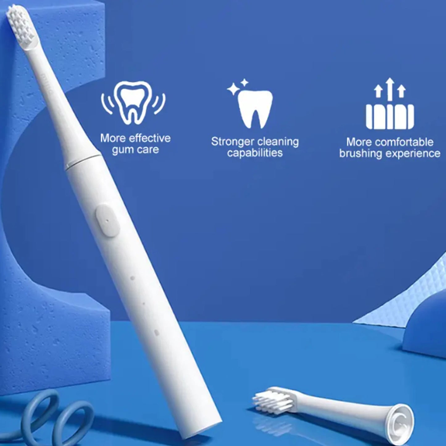 T10 Sonic Electric Toothbrush Mi Smart Waterproof Tooth Head Brush IPX7 Rechargeable USB for Teeth Brush Whitening