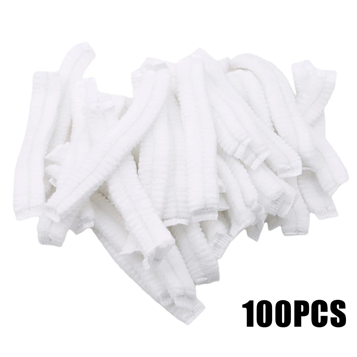 50/100PCS Disposable Hair Head Caps Non Woven Dustproof Cap Eyelash Extension Makeup Tool Breathable Shower Bathing Hats