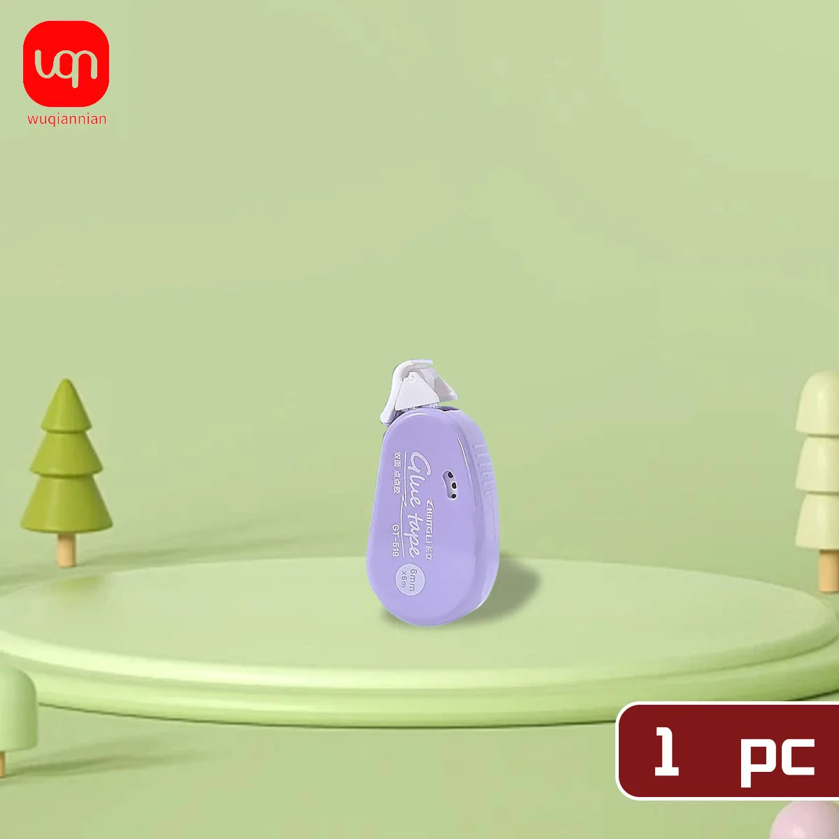 JIANQI 6m*6mm Double Sided Adhesive Dots Glue Tape DIY Scrapbooking Collage Photo Album School Stationery Supplies Roller Tape