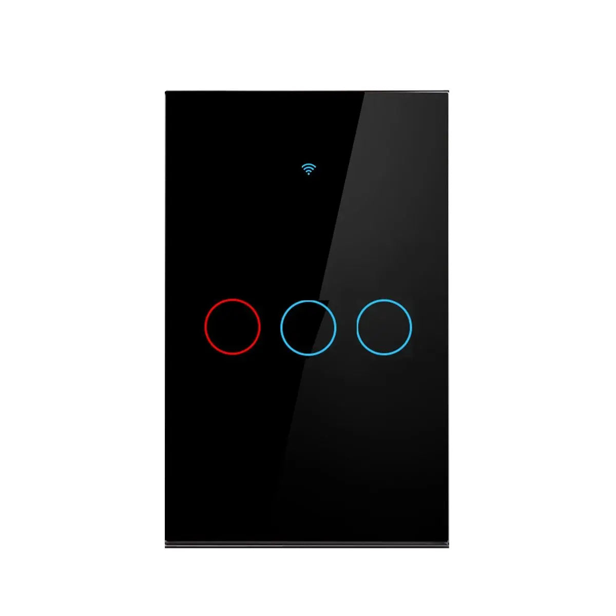 Tuya Smart Switches US No Neutral Wire Required 1/2/3 Gang Light WiFi Touch Switch Work with Alexa Google Home