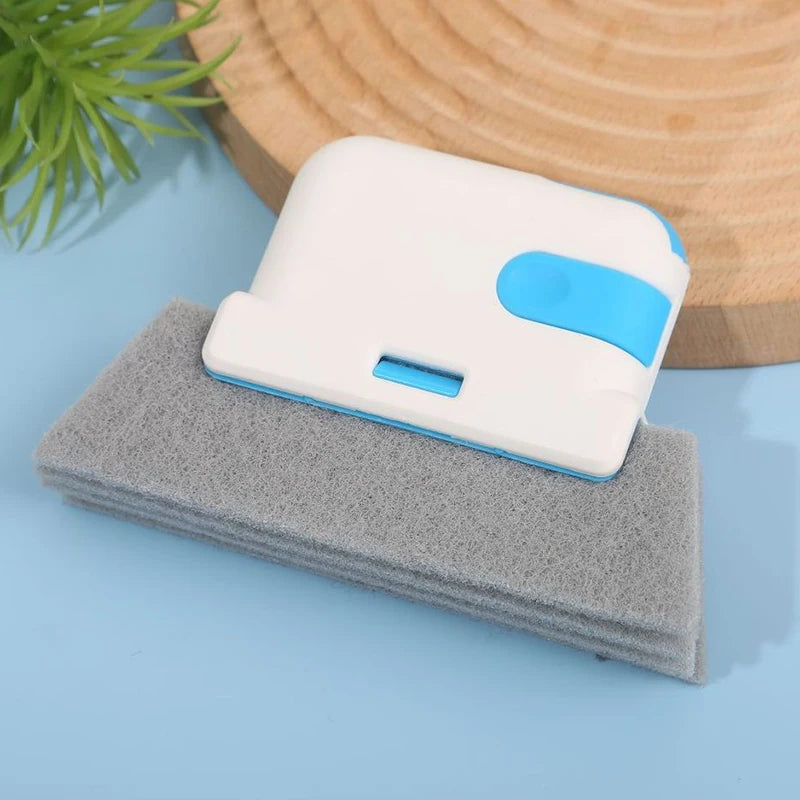 2-in-1 detachable window slot cleaning brush door and window groove glass window slot dead angle brush window sill seam