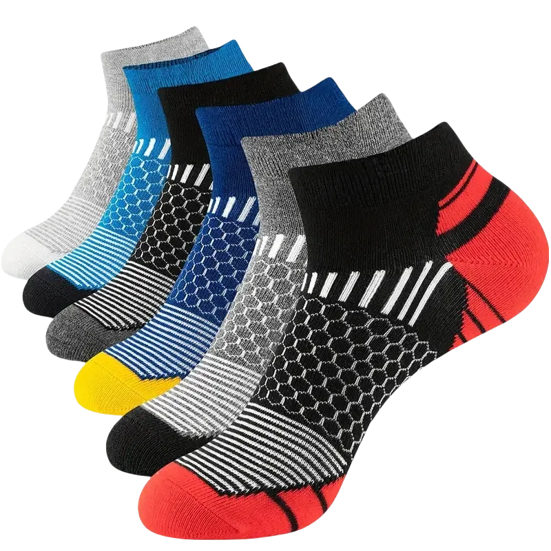 6/12 Pairs Colorful Men's Low Tub Socks Fashion Comfortable Autumn Classic Black Business Sock High-quality Men's Short Socks
