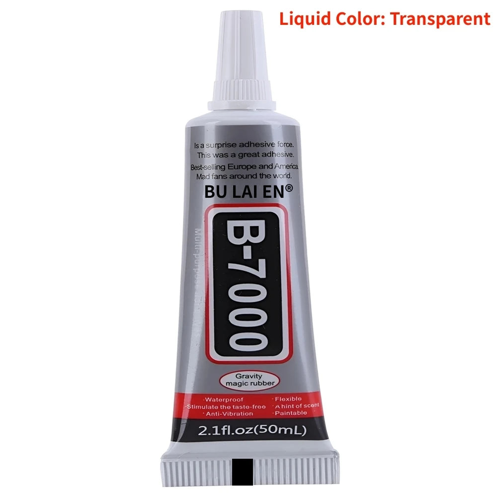 15ML 50ML 110ML B7000 Clear Contact Phone Repair Adhesive Universal Glass Plastic DIY Glue T-7000 with Precision Applicator Glue