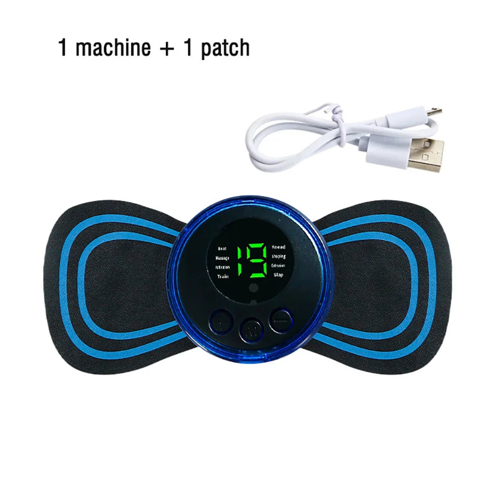 Multi functional intelligent mini massage stick portable neck massager shoulder and neck massage stick USB charging model