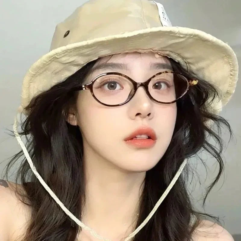 Oval Anti Blue Light Blocking Glasses Women's Clear Anti Radiation Filter Glasses Anti Radiation Eyeglass