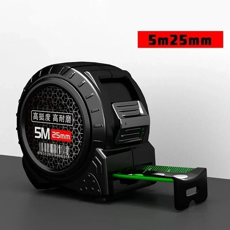 Measuring Tape Self 5/10M High Precision Wear-resistant Ruler Measuring Tools Locking Fluorescent Steel Tape Measure Retractable