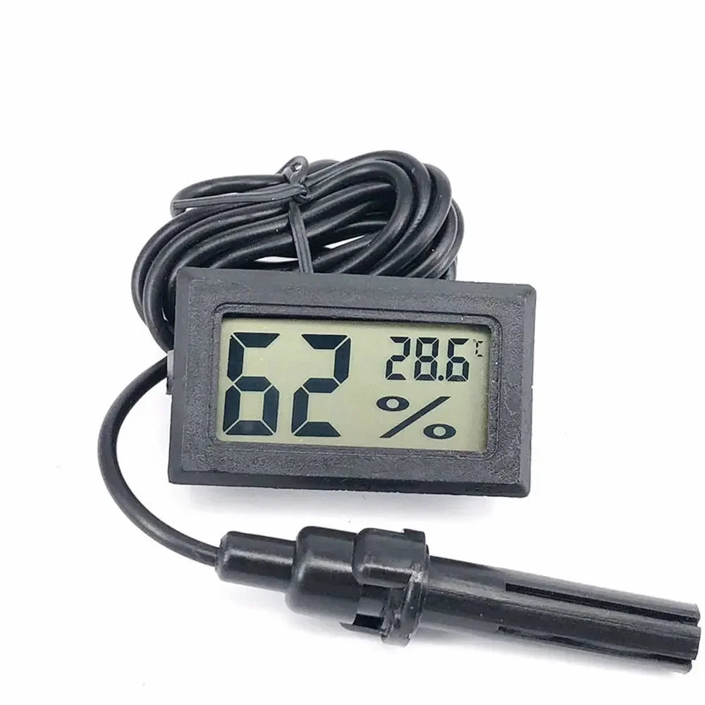 Thermometer Hygrometer Reptile Pet Incubation Breeding Turtle Gecko Hermit Crab Electronic Thermometer High Precision Parrot