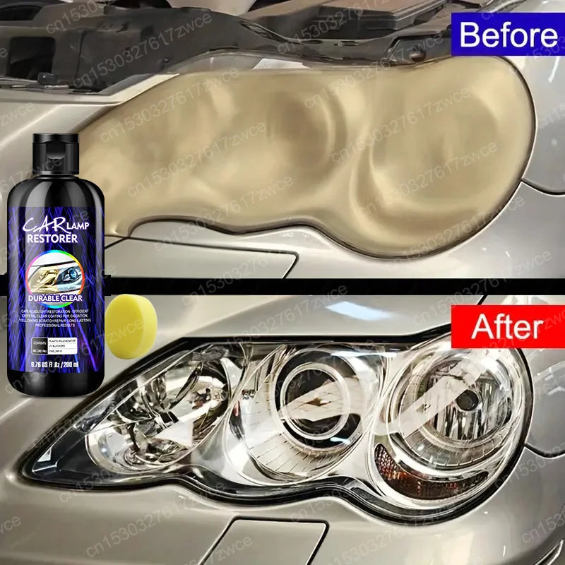 Car Headlamp Turning Lights Taillights Restoration Polishing Kits Headlight Scratch Repair Oxidation Yellowing Polish Remover