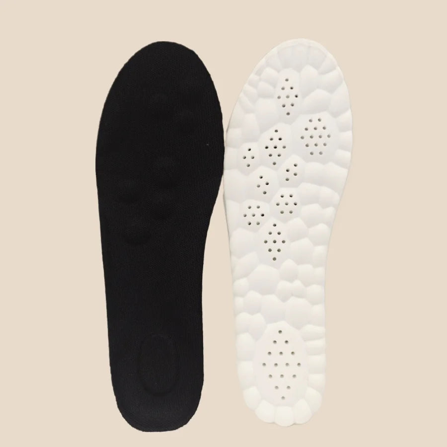1Pair High Elasticity Latex Sport Insoles Soft Shoe Pads Arch Support Orthotic Insoles Deodorant Shock Absorption Cushion