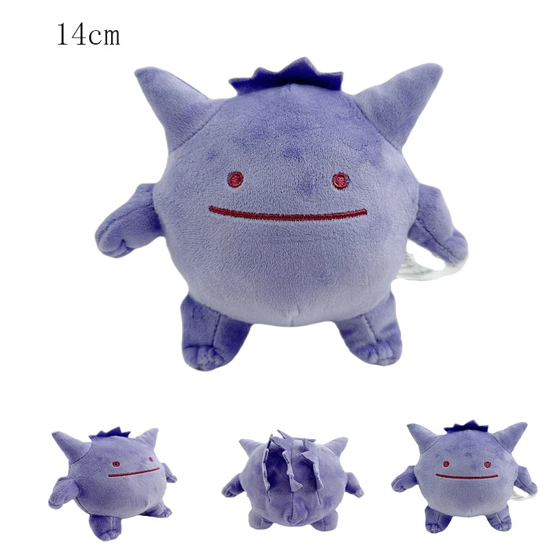 New Gengar Plush Toy Mega Gengar Soft Stuffed Doll Cartoon Cute Plush Dolls Throw Pillow Birthday Gift For Kids Boys
