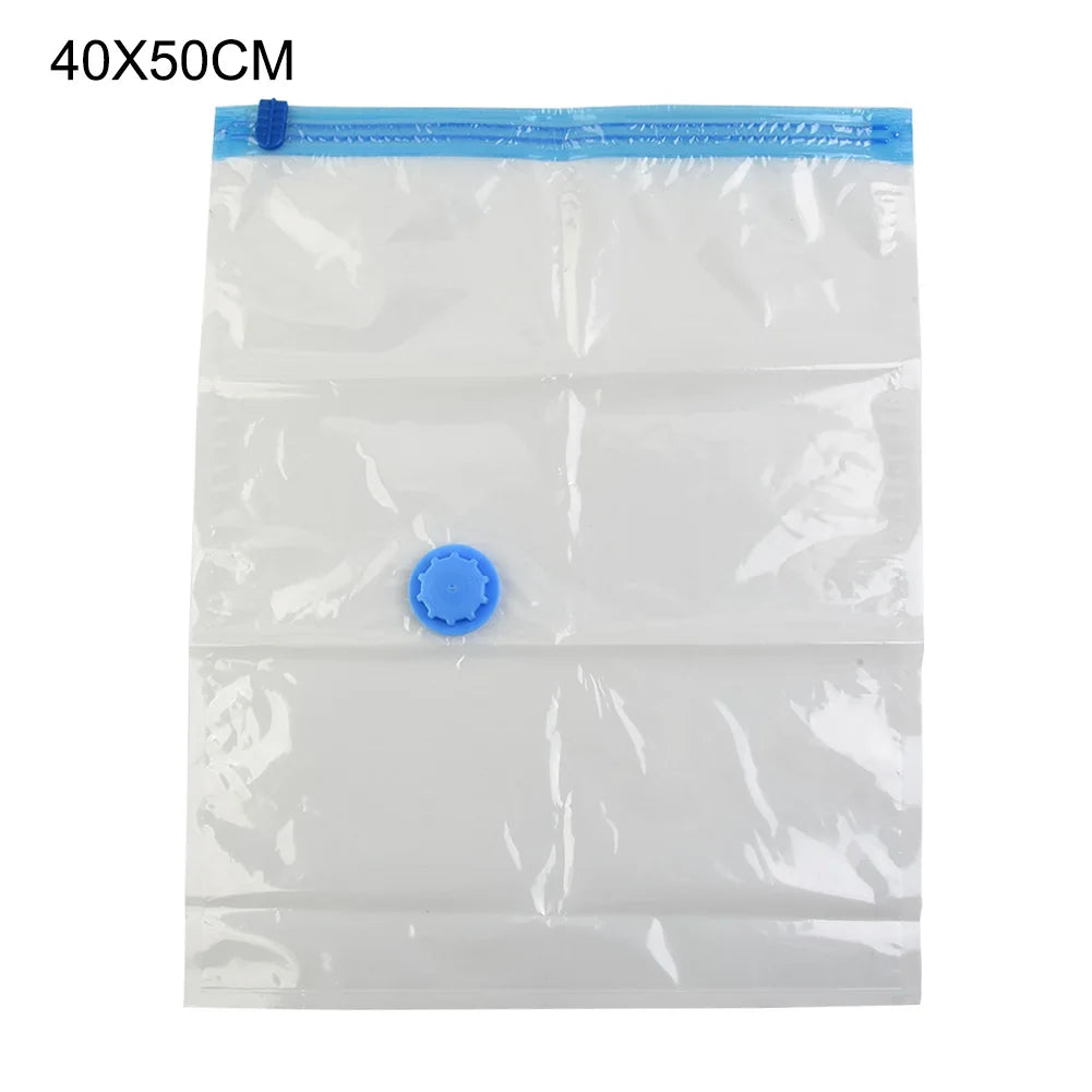 Vacuum Storage Bags With Valve Folding Compressed Space Saving Clothes Storage Big Size For Towel Cloth Blanket